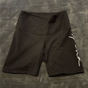 PINK Victoria's Secret Black Bike Shorts with High Waist